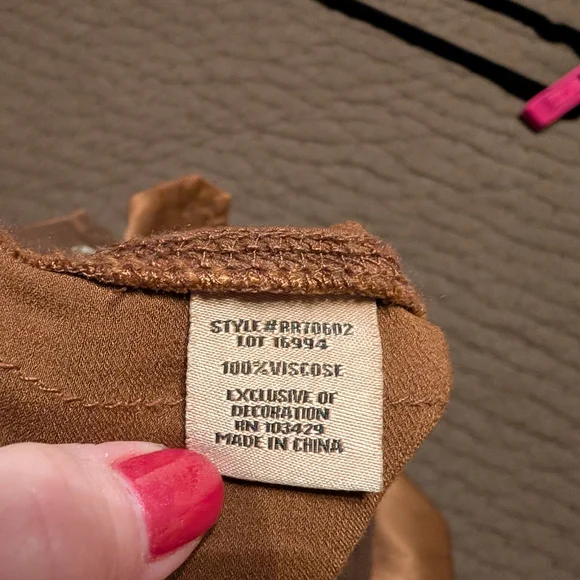 Satin Cargo Joggers in Chocolate Brown - Picture 7 of 11